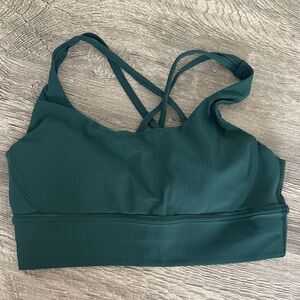 Lululemon Athletica Jade Green Sports Bra sz 12